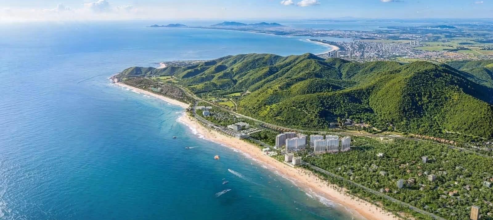Phối cảnh toàn cảnh dự án Q Topia bên bờ biển Phước Hải